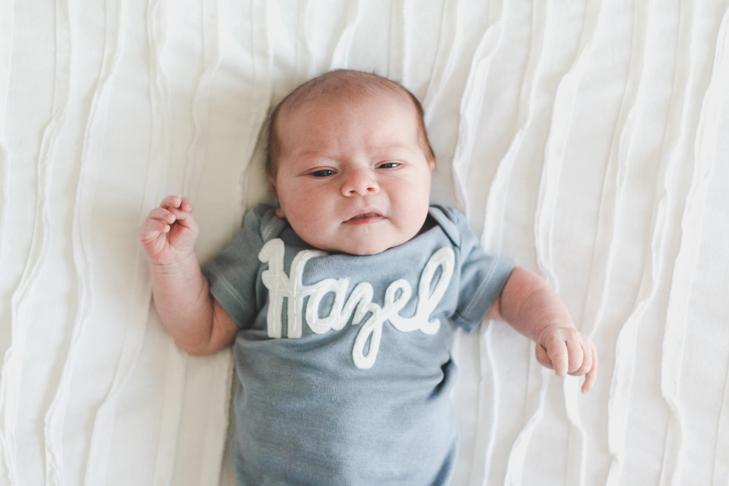 Hazel onesie